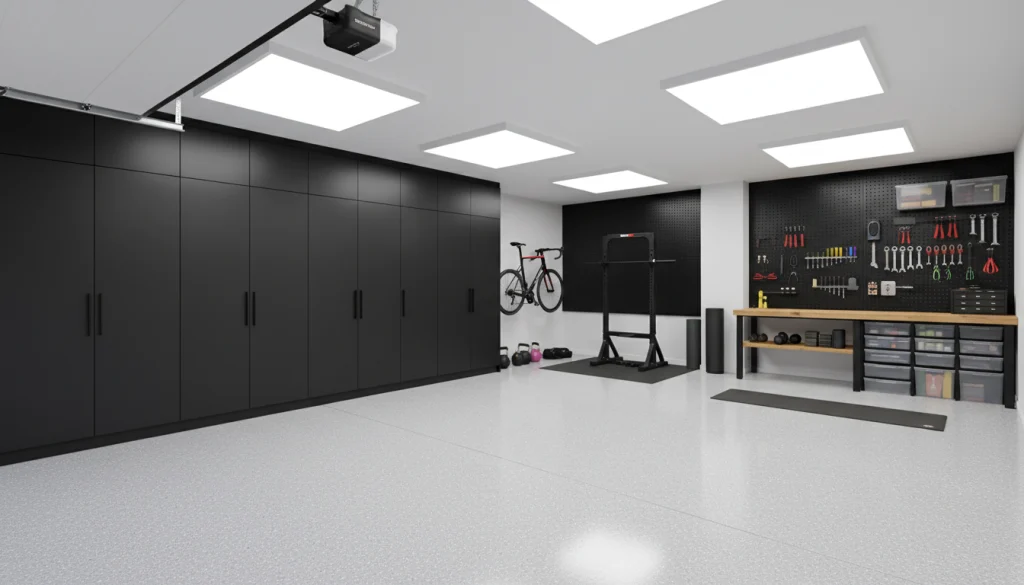 garage renovation before and after